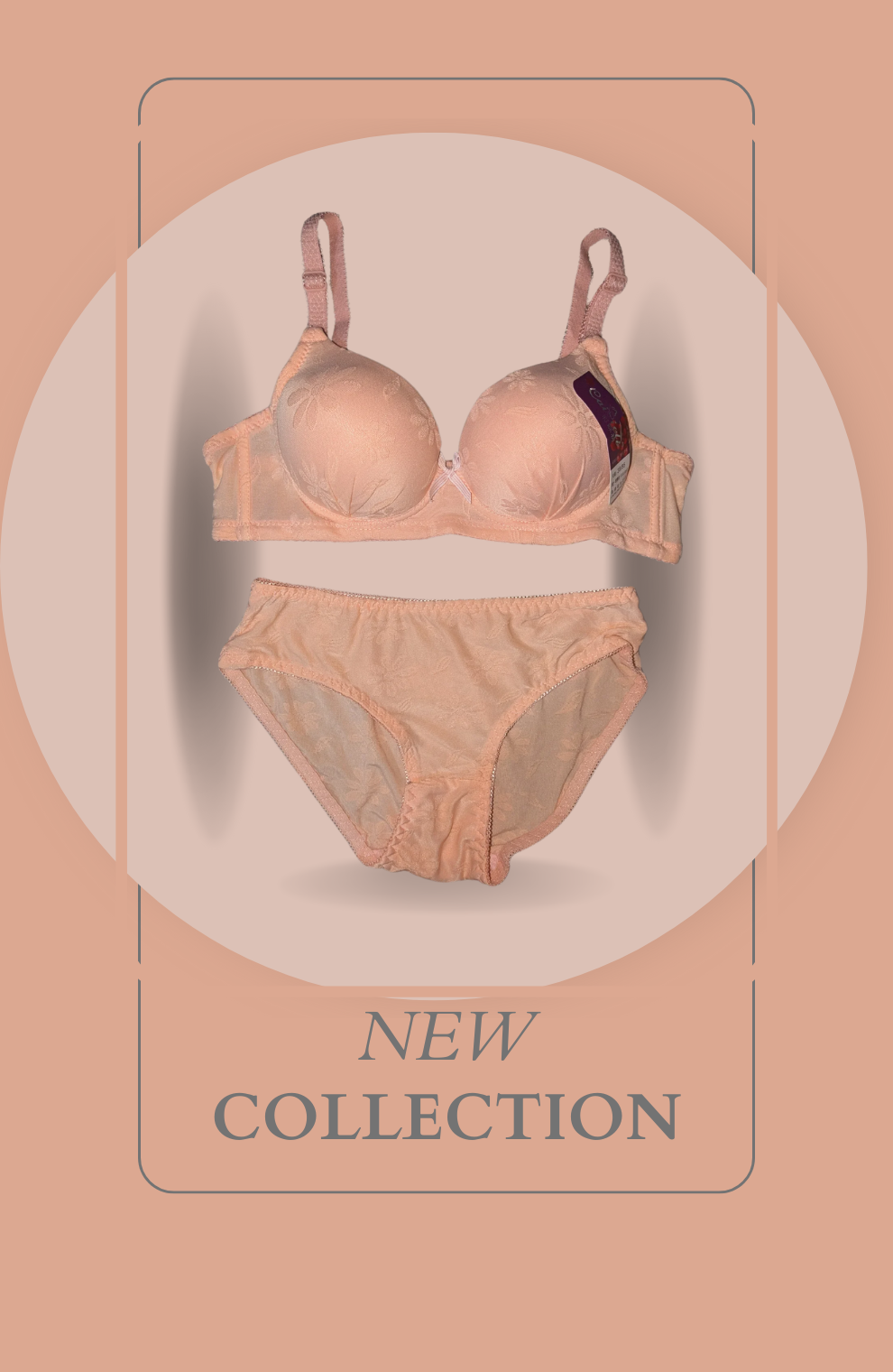 Soft Silk Padded Bra Panty Set