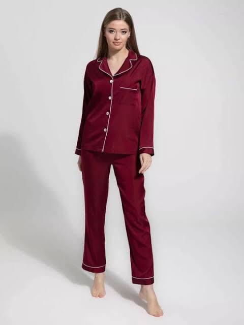 Imported Silk Trouser & Shirt – 2-Piece Set (Made in Thailand)