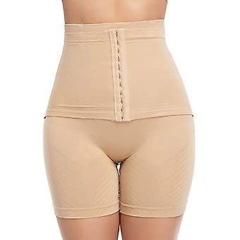 Women’s High-Waist Girdle Shorts – Tummy Control, Butt Lifter & Thigh Slimmer with Cross Belt