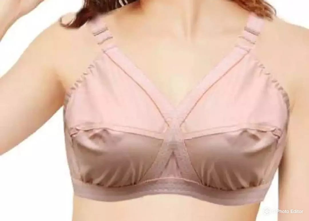 X-Over Cotton Cross Non-Padded Bra – Soft, Supportive & Breathable